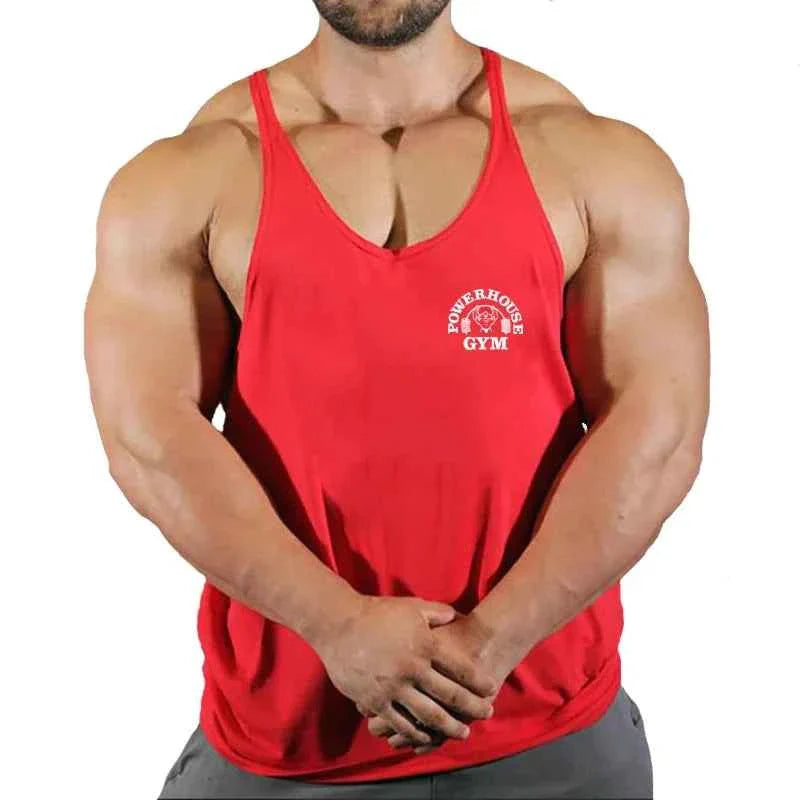 Men's Bodybuilding Stringer Gym Vest