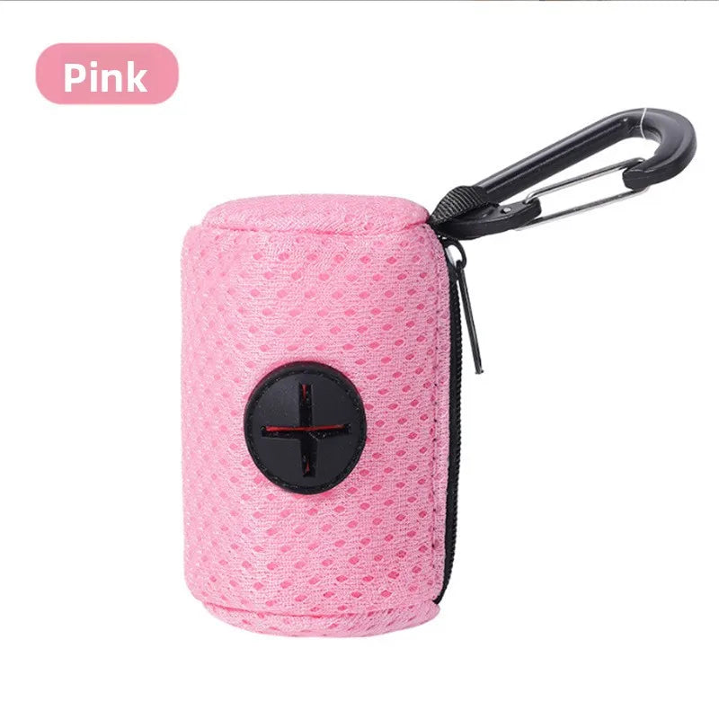 Dog Poop Bag Dispenser Hangingable Dog Poop Bag Holder Poo Bags Dispenser forDogs Walking Garbage Bags Dispensers Pet Supplies