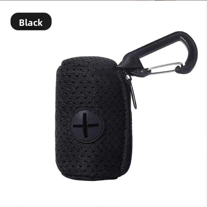 Dog Poop Bag Dispenser Hangingable Dog Poop Bag Holder Poo Bags Dispenser forDogs Walking Garbage Bags Dispensers Pet Supplies